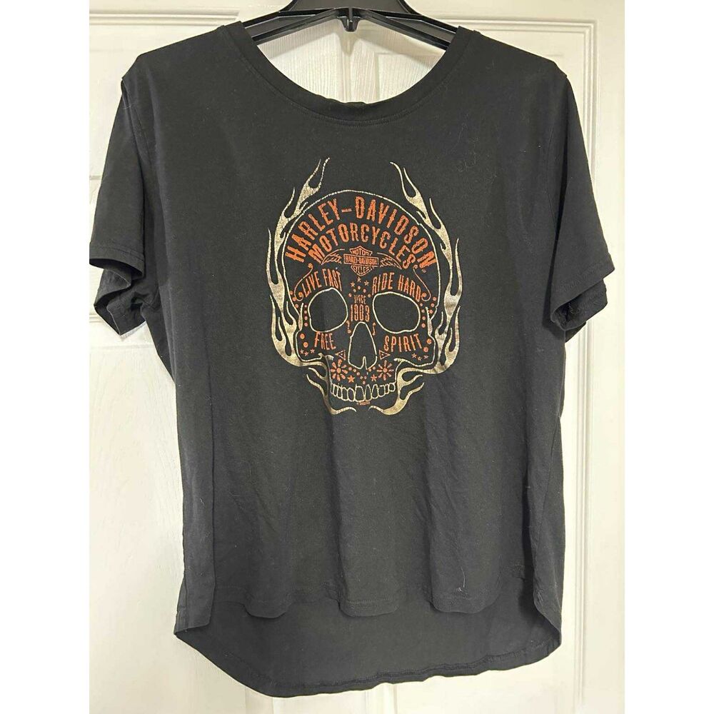 Alligator Alley FL Harley-Davidson Black Ladies XL T-Shirt